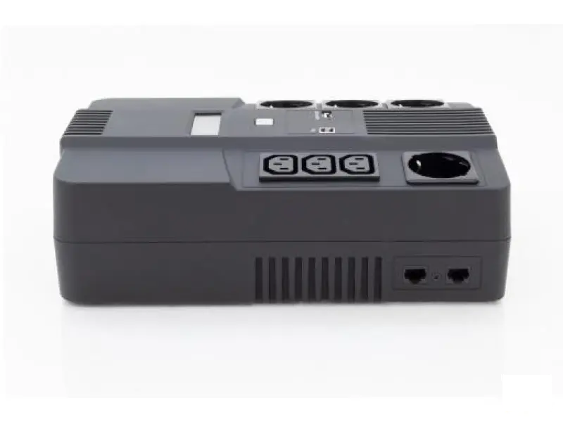 Digitus UPS All-in-One 800VA/480W, LED 12V/9Ah x1, 4x CEE 7/7,3x IEC C13, USB, RJ45