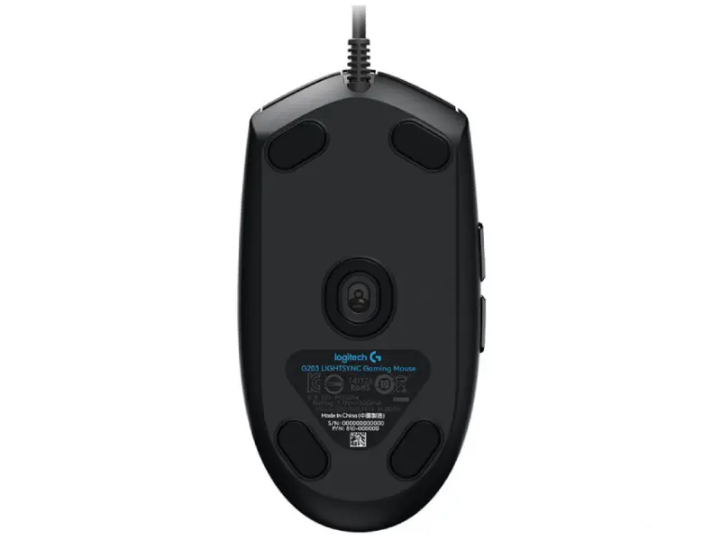 LOGITECH G203 Lightsync gaming crni miš 