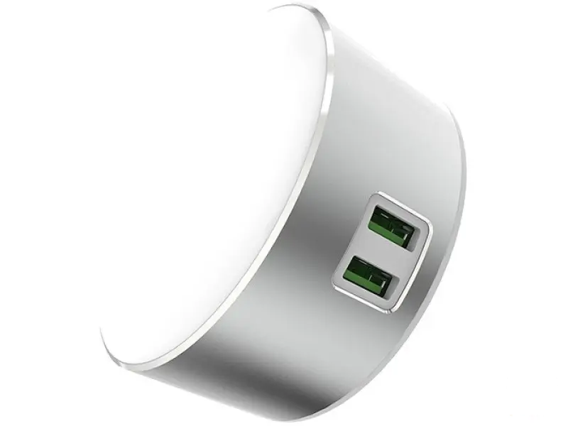 LDNIO A2208 2*USB (2.4 A) sa lampom