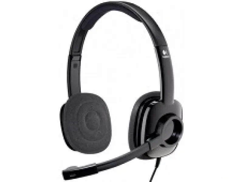 LOGITECH H151 Stereo Headset with Noise-Cancelling Mic, 3.5mm audio jack connection