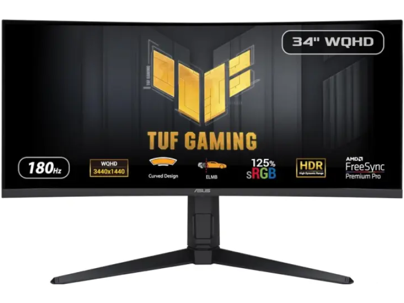 ASUS TUF Gaming VG34VQL3A zakrivljeni gaming monitor 34″