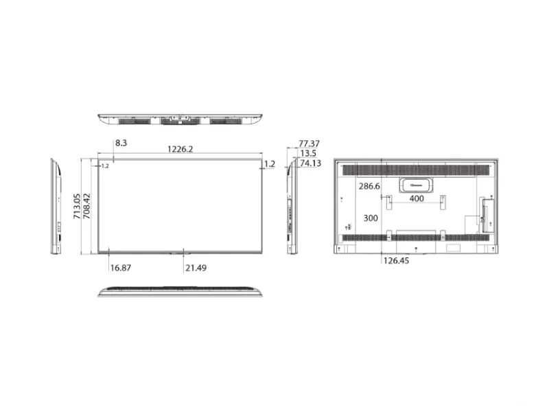 HISENSE 55 inča 55DP30FE 4K UHD 350 nita Digital Signage Display - 16/7 Operation 