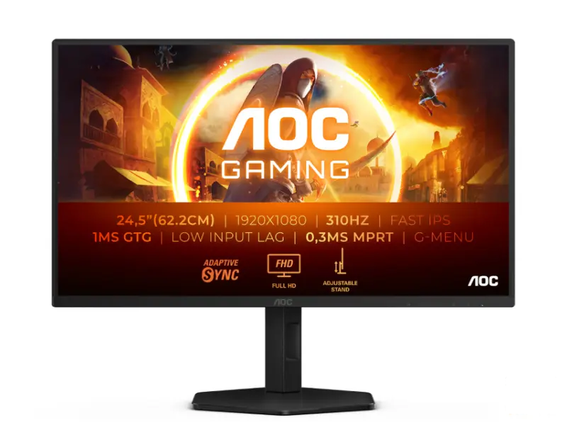 AOC 24.5 inča 25G4SXU FHD 1920x1080 Fast IPS 310 Hz gaming monitor 
