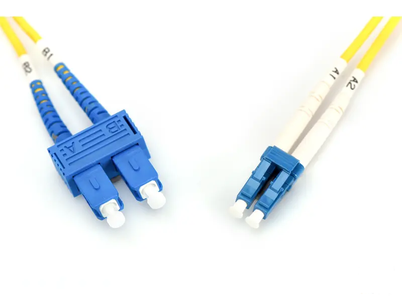 Digitus Opticki patch kabl, singlemode, duplex, 10 m, OS2, LC/SC, zuti