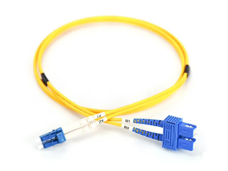 Digitus Opticki patch kabl, singlemode, duplex, 10 m, OS2, LC/SC, zuti