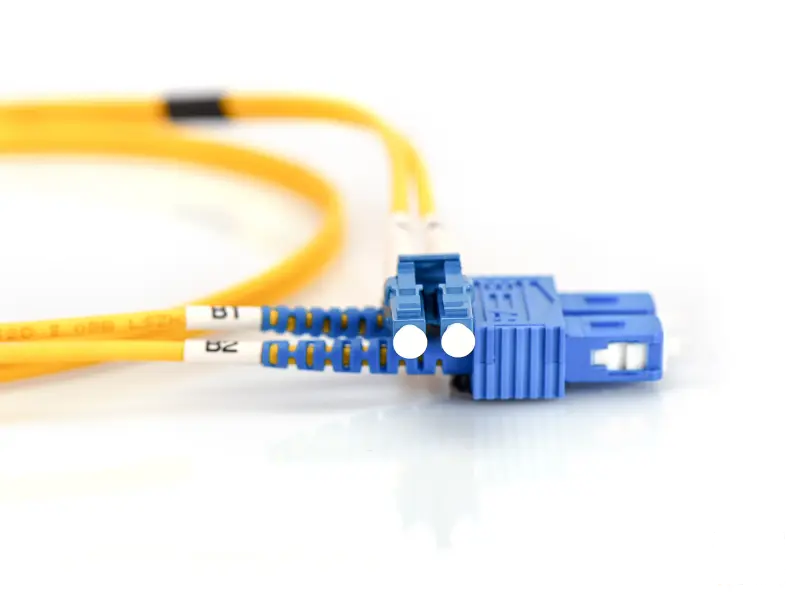 Digitus Opticki patch kabl, singlemode, duplex, 10 m, OS2, LC/SC, zuti