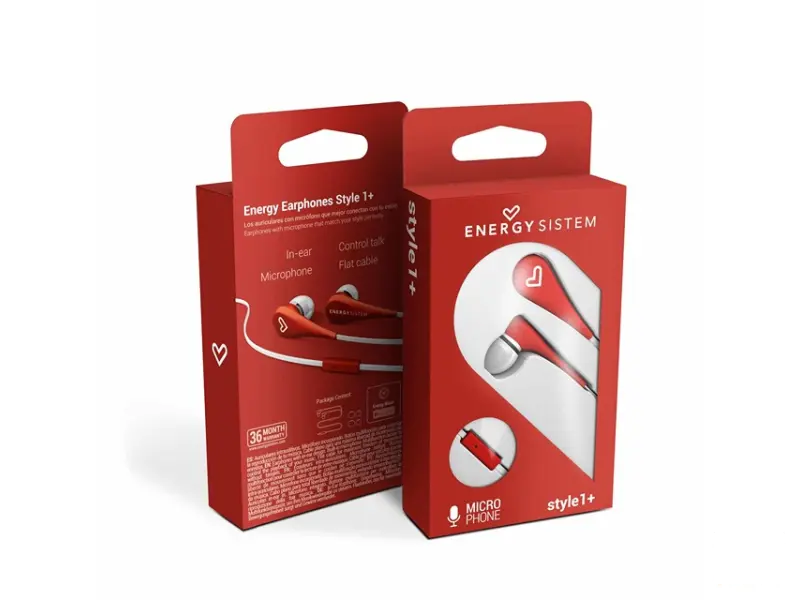 ENERGY SISTEM Style 1+ Red slušalice sa mikrofonom crvene (M44600) 