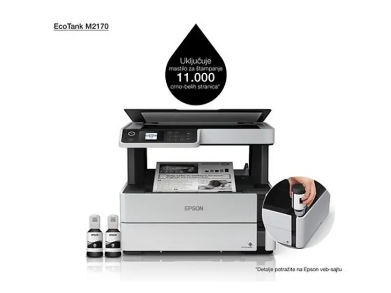 EPSON M2170 EcoTank ITS multifunkcijski inkjet crno-beli štampač 