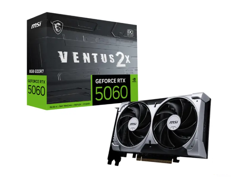 MSI GeForce RTX 5060 8GB VENTUS 2X OC 