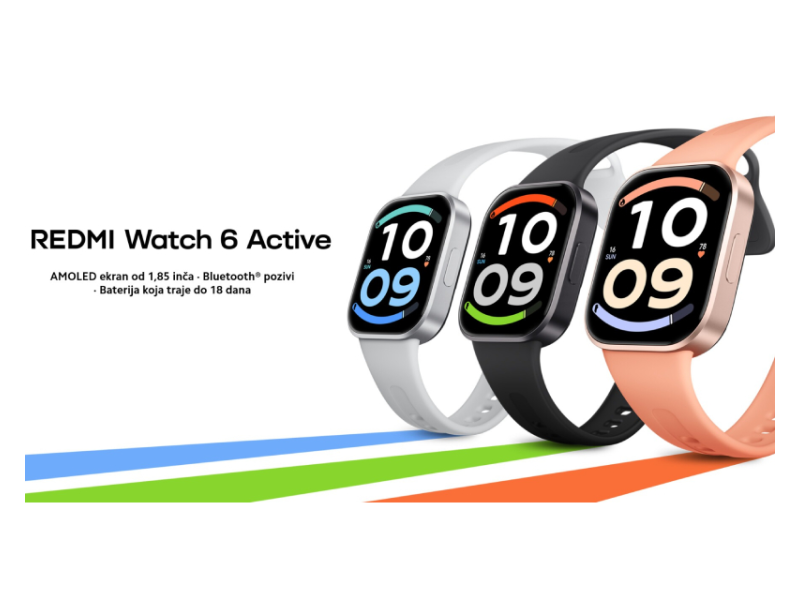 XIAOMI REDMI Watch 6 Active Midnight Sunset Orange sat (BHR09CYGL)