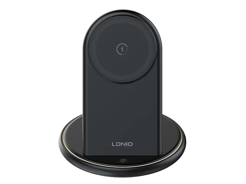 LDNIO WL02 5u1 Wireless 30W Punjač crni 