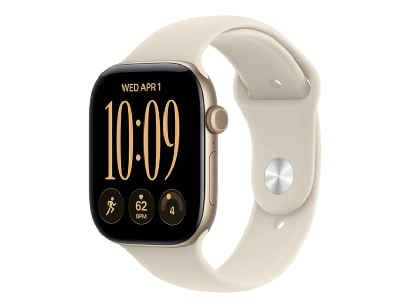 APPLE Watch S12 GPS 42mm Light Gold Aluminium Case with Sand Sport Band - S/M (mjed4et/a)