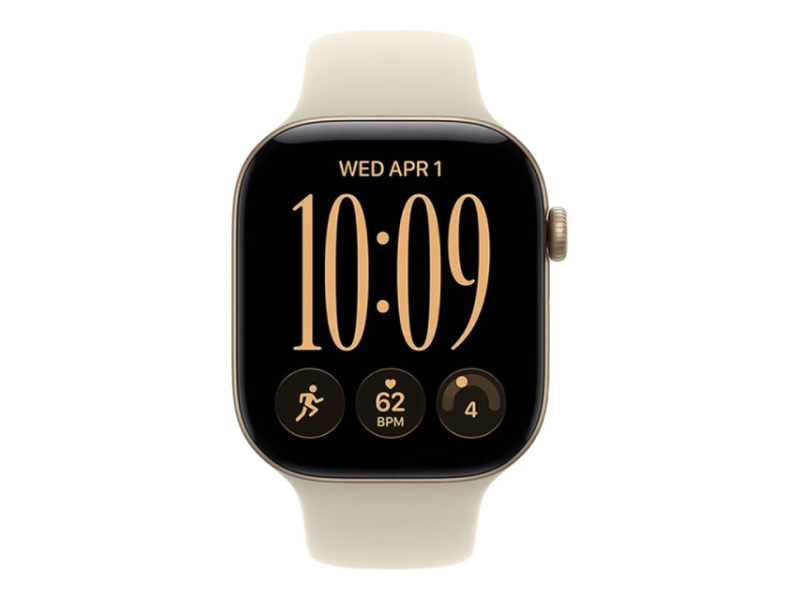APPLE Watch S12 GPS 42mm Light Gold Aluminium Case with Sand Sport Band - S/M (mjed4et/a)