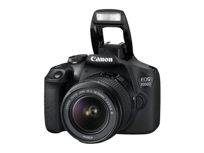 CANON DSLR fotoaparat EOS 2000D BK 18-55