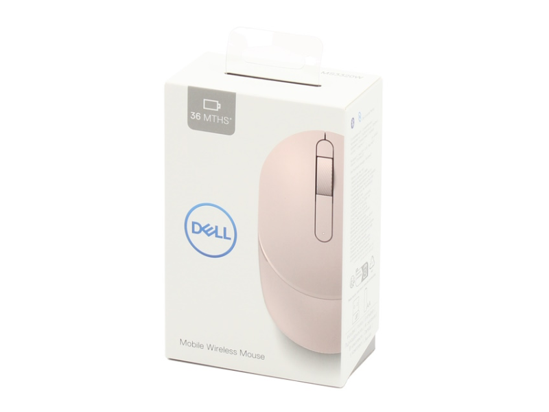 DELL OEM MS3320W Wireless Optical roze miš 3Yr