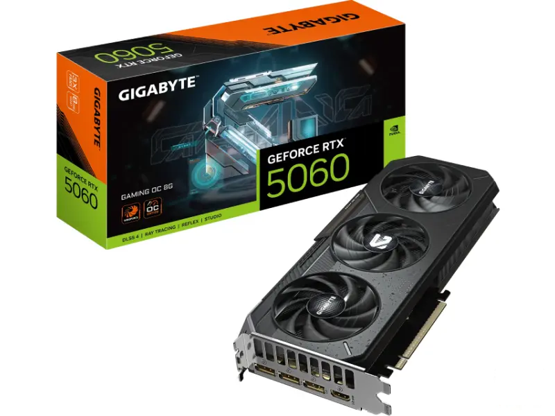 GIGABYTE nVidia GeForce RTX 5060 GAMING 8GB 128bit GV-N5060GAMING OC-8GD rev. 1.0 