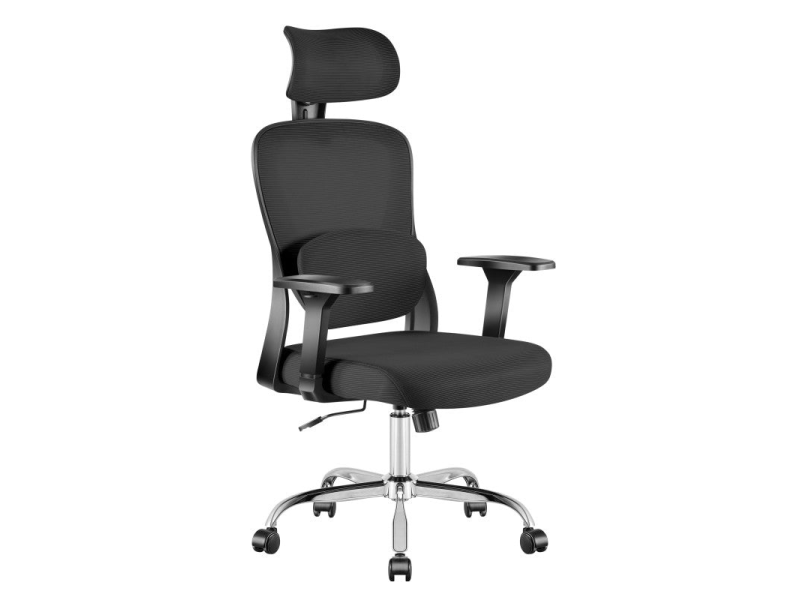 Mark Adler Kancelarijska Stolica Manager 3.2 Black, Materijal:Mesh, podesiva visina/ruke/podloga za noge, ergonomski dizajn.
