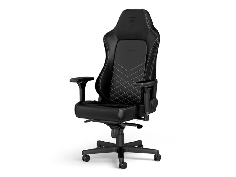 NOBLECHAIRS HERO Gaming stolica crno-platinum bela 
