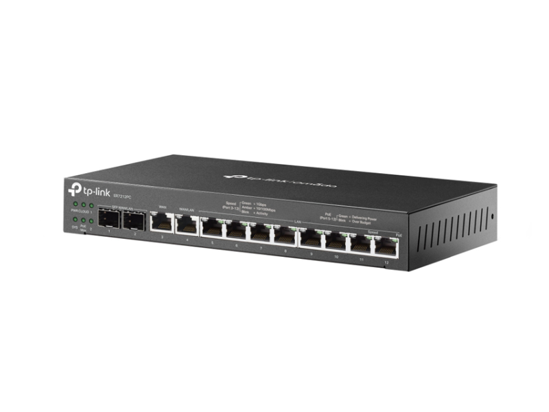 TP-LINK ER7212PC 3U1 kontroler+VPN Firewall ruter+Poe switch