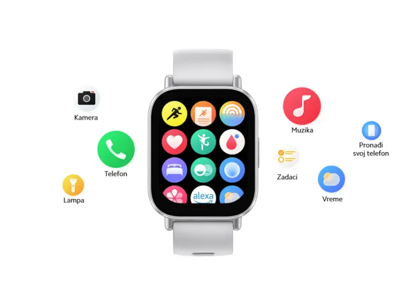 XIAOMI Redmi Watch 5 Active Matte Silver sat (BHR8790GL) 