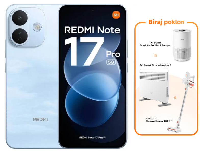 Xiaomi Redmi Note 17 Pro 5G 6GB/256GB plava-NOVO
