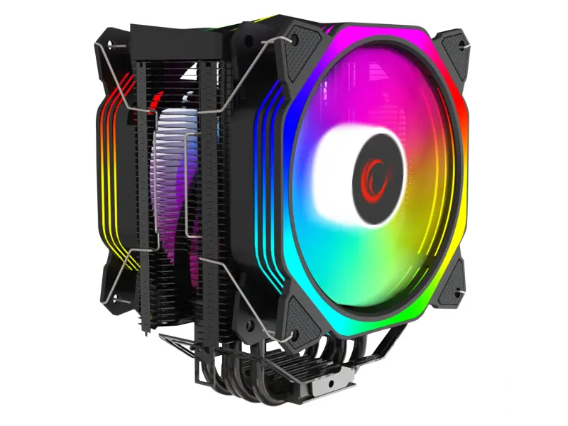 Rampage CPU Cooler OCTAGON C60 Dual ARGB (1700, 1200, AM5, AM4)