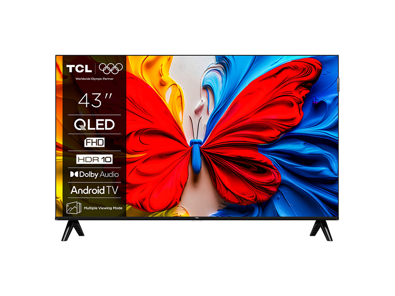 TCL 43S51K QLED TV 43" full HD, Android smart, DVB-T2/C/S2