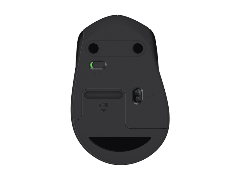Logitech M330 Silent Plus bežični miš crni