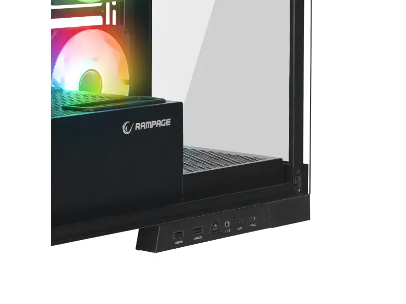 Rampage CASE HYDRA V2 BLACK 4x120 RGB