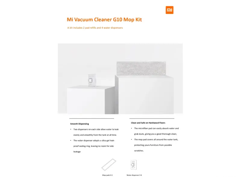 Xiaomi G10 Mop Kit