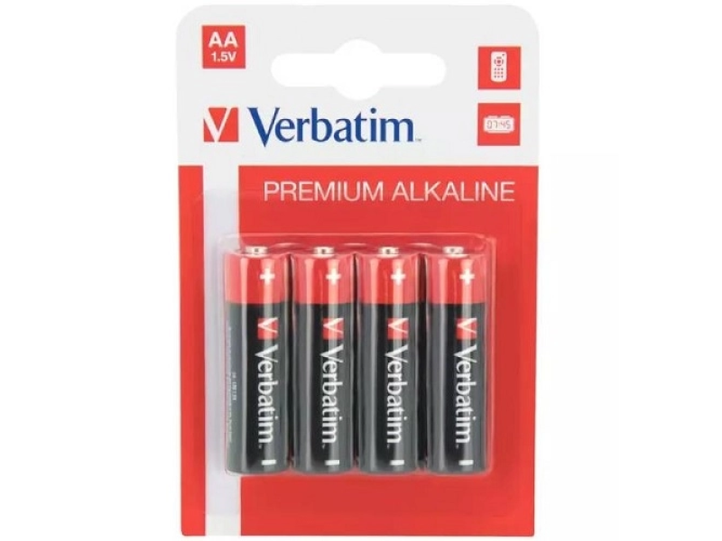 VERBATIM Baterije AA LR06 1,5V 49921-46 4kom