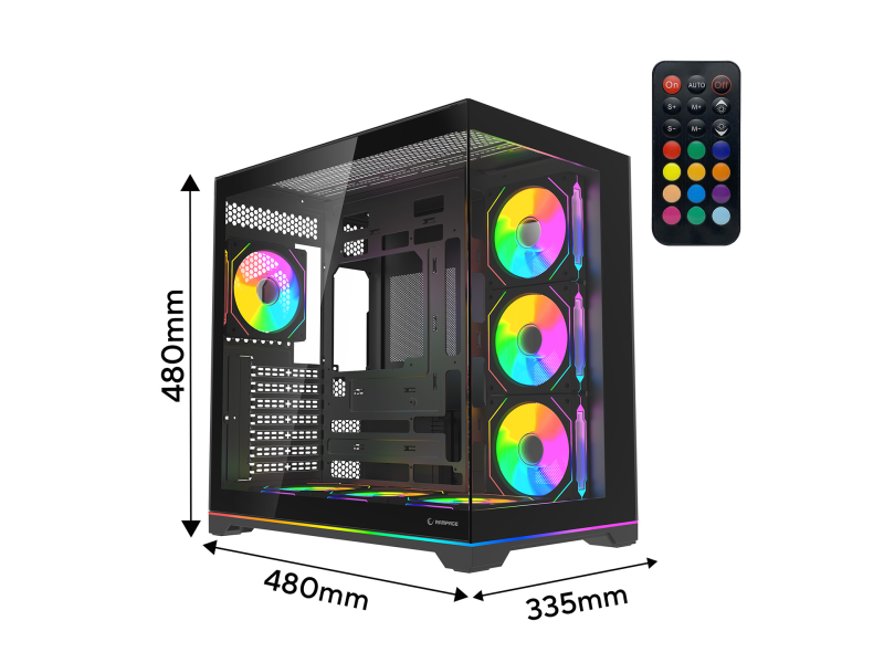 Rampage CASE KAIZER 7x120 ARGB