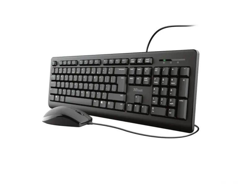 TRUST PRIMO Wired Keyboard And Mouse Set, YU Layout