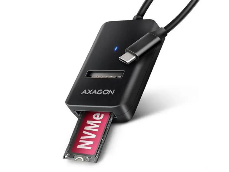 HDD DOD Ladica SATA & NVMe -> USB-C 3.2 Gen2, ADM2-CM, AXA