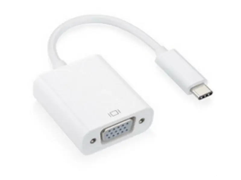 FAST ASIA Adapter-konvertor USB 3.1 tip C (M) - VGA (F) srebrni 