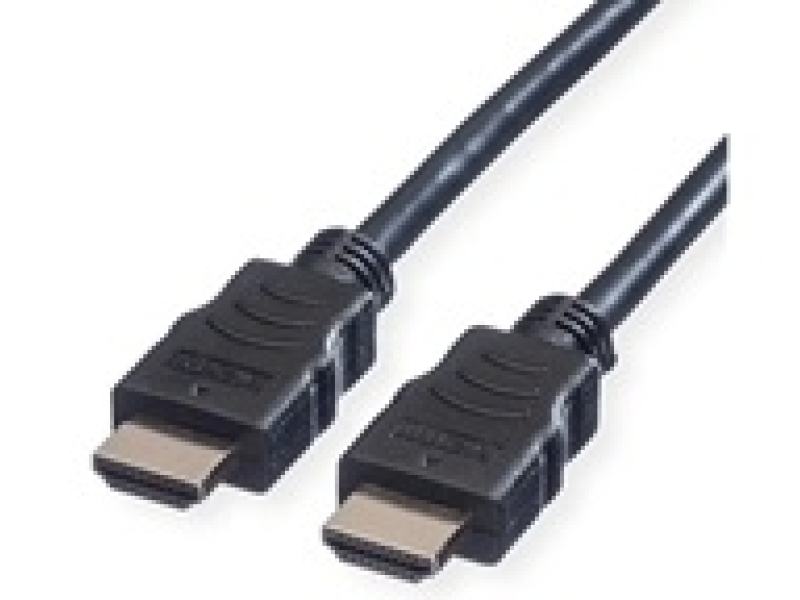 Rotronic 11.99.5543 VALUE HDMI 4K High Speed kabl + Ethernet, M/M, 3840 x 2160 @30Hz (4K, Full HD), HDMI High Speed with Ethernet, 3 m, crni