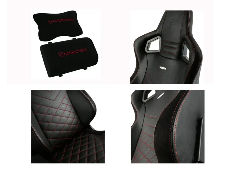 NOBLECHAIRS EPIC Gaming stolica crno-crvena 