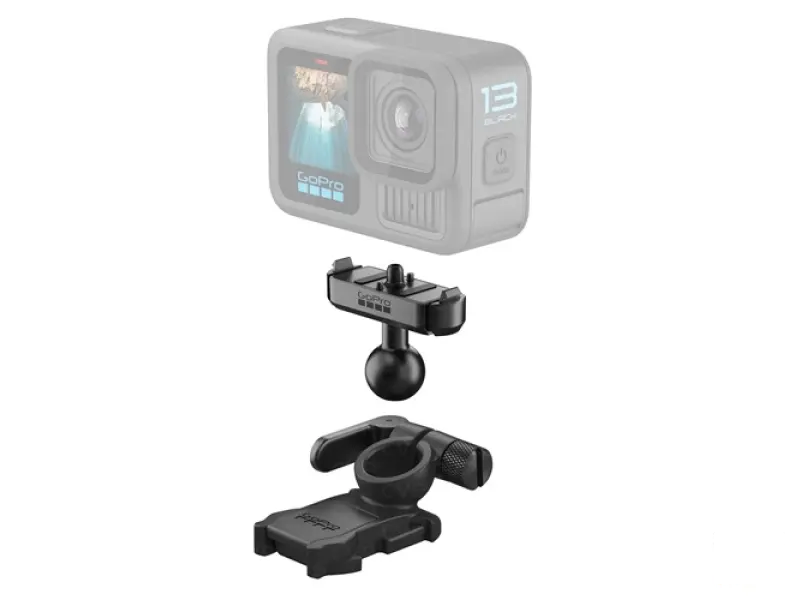 GoPro Magnetic Latch Ball Joint Mount - Swap mounts + switch angles with ease, HERO13 Black