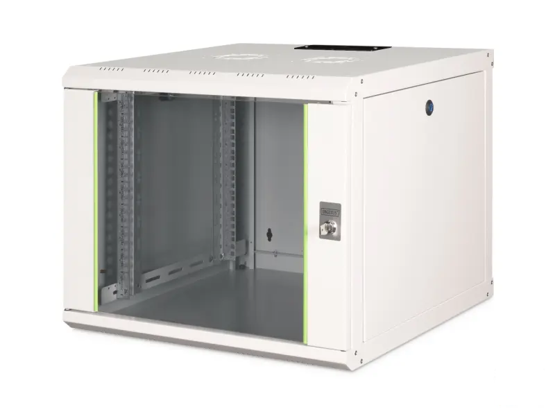 Digitus 9U network rack, wall, 600x600, sivi