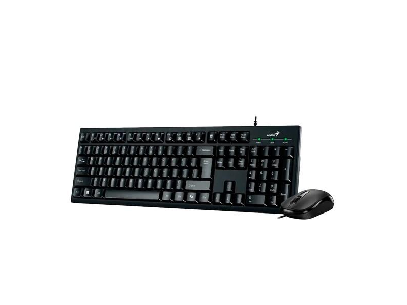 Genius SET KM-100SE bežični tastatura i miš, Black, US