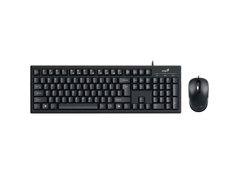Genius SET KM-100SE bežični tastatura i miš, Black, US