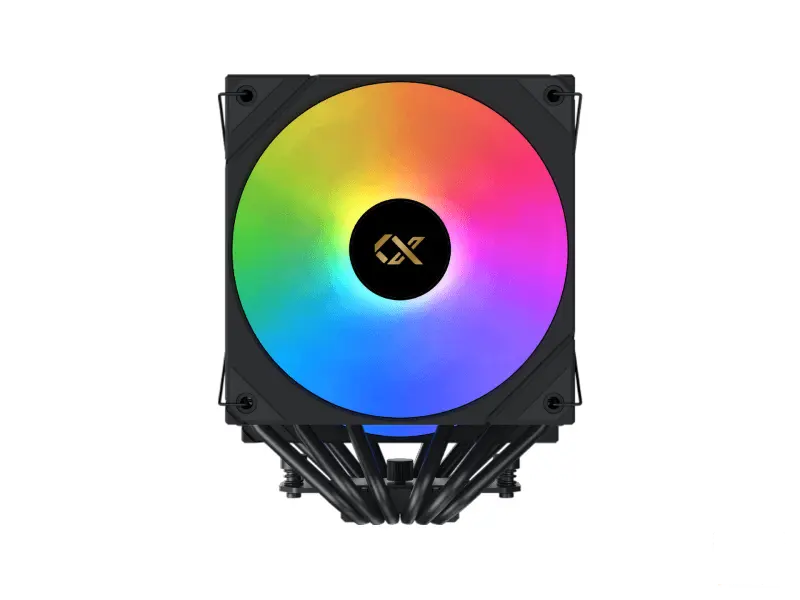 Xigmatek CPU Cooler EN45844 AK6 Dual Fan Digital Display (1851, AM5) Black
