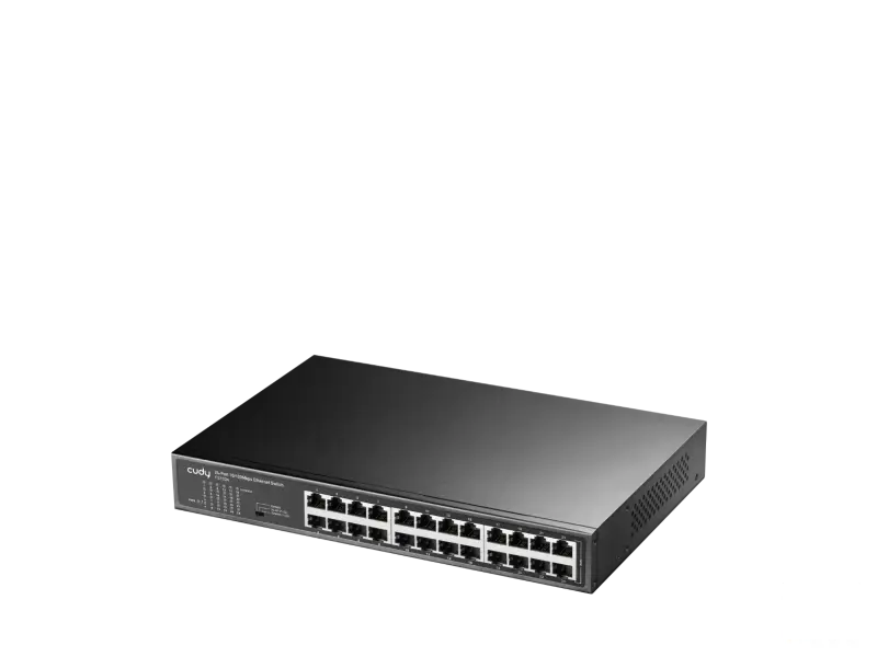 CUDY Switch FS1024 24-Port 10/100 Metal Rackmount