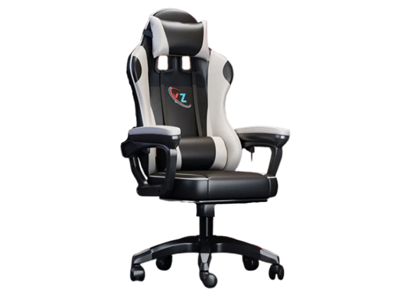 YING ZUAN FT-055 Gaming dečija stolica crno-bela
