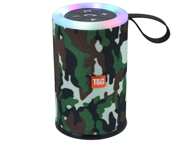 T&G TG512 RGB Bluetooth zvučnik maskirni 