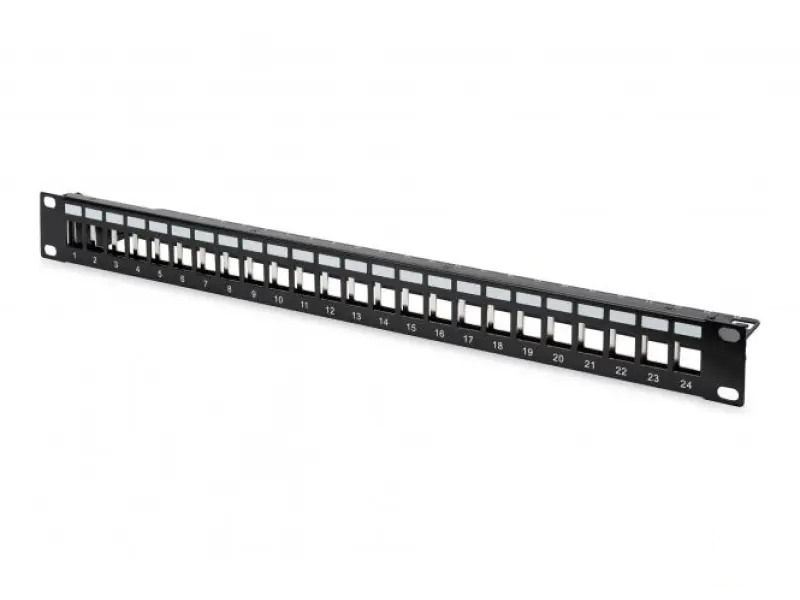 Digitus Patch panel prazni, 25-port shielder, 1U, crni