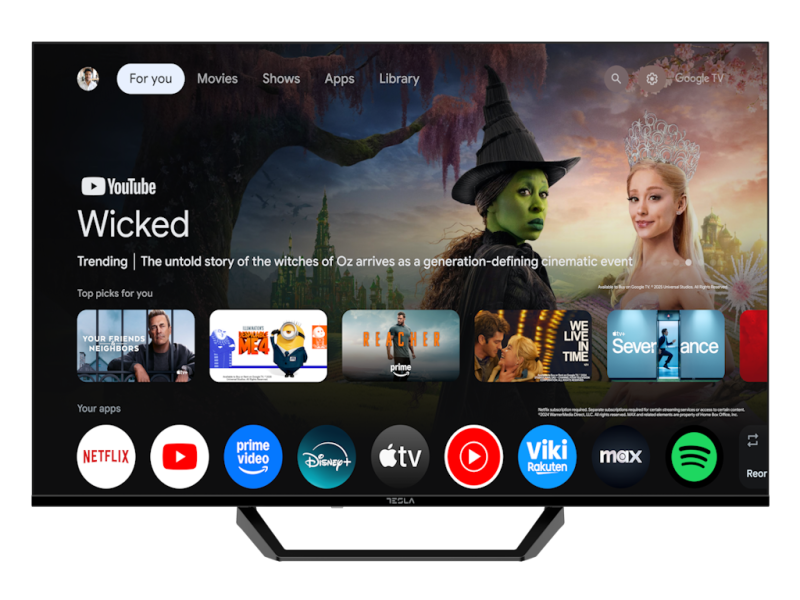 Tesla 43E655BFS LED TV 43" full HD, Google smart, HDMI x 3, USB x 2, DVB-T/T2/C/S/S2