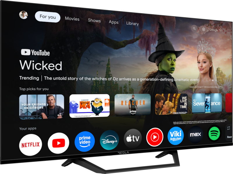 Tesla 43E655BFS LED TV 43" full HD, Google smart, HDMI x 3, USB x 2, DVB-T/T2/C/S/S2