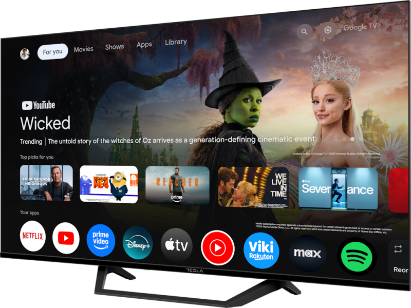 Tesla 43E655BFS LED TV 43" full HD, Google smart, HDMI x 3, USB x 2, DVB-T/T2/C/S/S2
