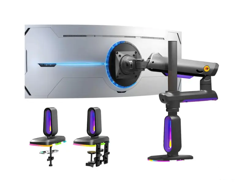NORTH BAYOU G80 Gaming stoni nosač za monitor mat crni 